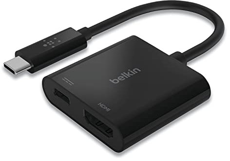 Belkin AVC002BK-BL USB-C a HDMI + Adaptador de Carga