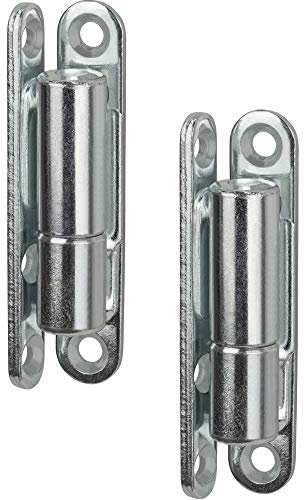 Gedotec Scharniere - Renovier-Bänder Türscharniere aus Stahl massiv - verzinkt | P50 | 2 Stück Türbänder zum Aufschrauben auf Fenster und Türen | Türscharniere für Holz und Kunststoff mit Kugellager