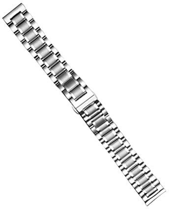 VILLCASE Edelstahl Uhrenarmband Verschluss Uhrenkette Allgemeines Uhrenarmband Solides Uhrenarmband ( 14mm Silber )