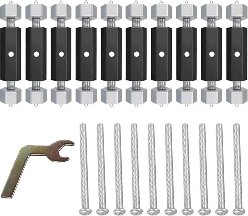 Norhogo 10 Set di 118 Tipo Riparazione Cassetta Elettrica, Scatola Derivazione Esterna Cassetta Riparatore Asta di Supporto Elettricista Accessori, Caso Cassetta Riparazione Parti Elettrici Strumenti