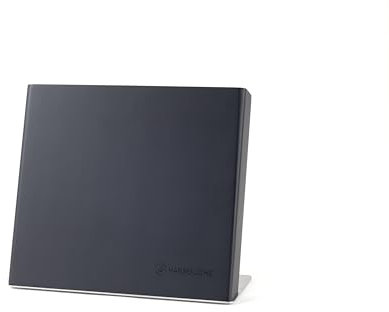 Hanseküche Portacoltelli Magnetico - Ceppo in Caucciù di Alta Qualità Con Magnete, Senza Coltello (Nero)