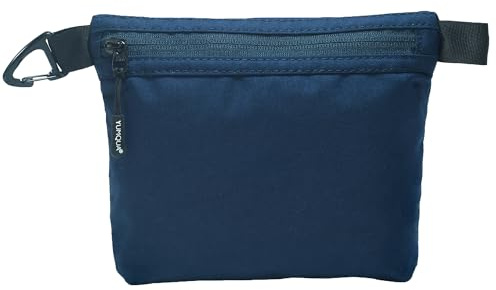 YUMQUA Toalettväska för män, multifunktionell vattentät kosmetisk väska researrangör med krokar, dam nylon makeup toalettväska, sminkväska för resor, flygplan, Mörkblå, Handgepack, Väska