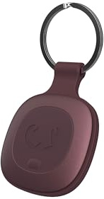Fresh 'n Rebel Smart Finder - Funktioniert mit Apple Wo Ist? (IOS), Schlüsselfinder mit Lautsprecher, Smart Tag, IP67 Staub- und wasserdicht, Unterstützt Lost Mode, Austauschbare Akku (Deep Mauve)