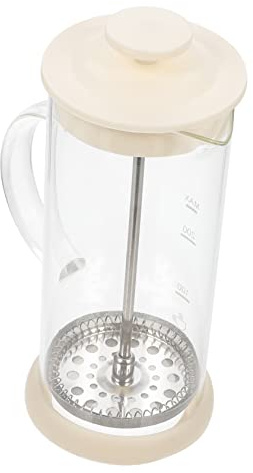 LIFKOME Montalatte Manuale Macchina Per Schiumare Latte in Vetro e Acciaio Inossidabile Brocca Portatile Per Latte Caffè Cappuccino Facile Da Pulire