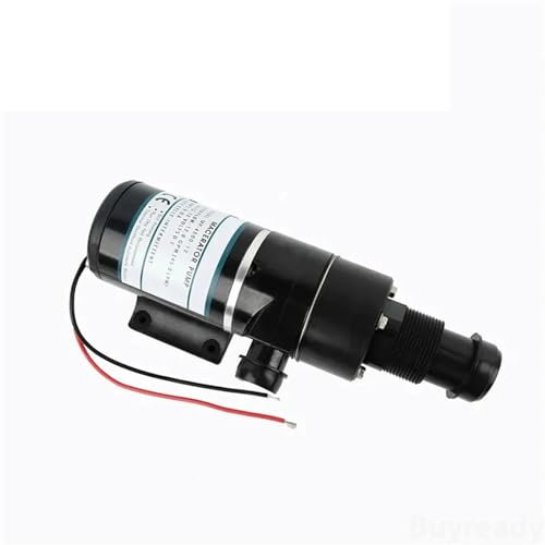 RWRAPS Bomba de elevación de aguas residuales 24V DC 12V 45L/Min, tanque séptico for caravaning, yate, inodoro doméstico, cocina, bomba de agua de sentina de basura(24V)