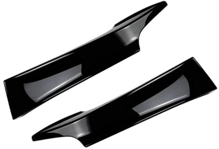 Auto Frontspoiler Lippe Für B&MW F20 F21 Pre-LCI 2012-2014 M125i M135i Frontspoiler Frontstoßstange Splitter Canards Schürze Seitenspoiler Körperabdeckung(Glossy Black)
