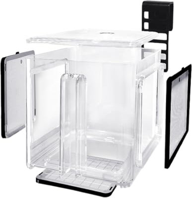 GjnjfdF Boîte de Reproduction pour Poissons - Boîte De Reproduction pour Poissons en Acrylique,Cloison en Acrylique Accessoire D'incubation Écloserie Isolation Crevettes Eau Douce Et Salée