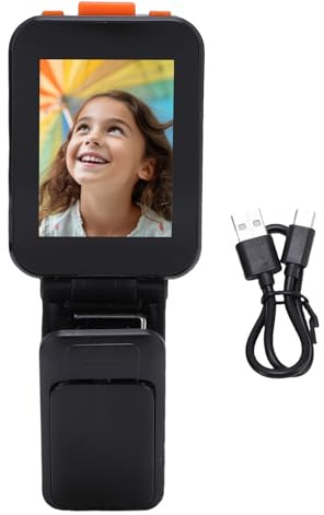 XUMIUZIY Vlog Selfie Monitor Screen for IOS for Android Smartphones, 2 Inch 1080P HD Back Camera Phone View Screen with Folding Clamp, Bluetooth 5.0 for Vlog Live Stream
