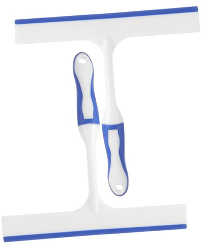 LIFKOME 2 pezzi Pz Spatole Tergivetro Auto e Finestra Multiuso Squeegee Leggero e Resistente per Pulizia Senza Aloni di Vetri Parabrezza e Vetri Casa