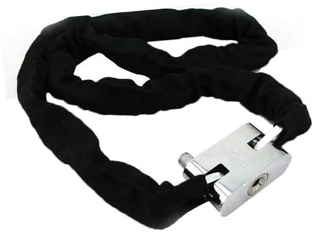 KOMBIUDA Candado Cadena Bicicleta Antirrobo Resistente para Moto Montaña Scooter Protección Alta Seguridad Exterior
