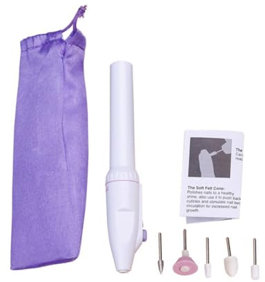 COLLBATH Pulidora de Manicura Eléctrica Portátil 1 Unidad Tamaño Mini Recargable para Uso Profesional y Doméstico Batería Integrada para Uñas y Cuidado de Manos
