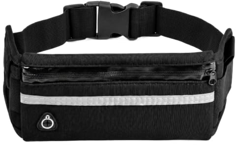 Unisex Running Belt Bag, Lightweight Running Belt Bag, Splash-Proof Belt Bag, Suitable for Sports, Fitness and Travel