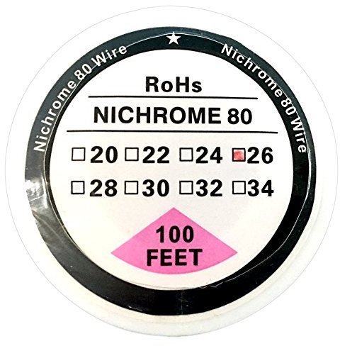 Carrete de alambre de resistencia de nicromo 80 (30 m), calibres de 20awg a 34awg