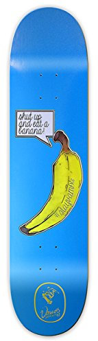 Vamos Skateboards | Premium Skateboard Deck | 100% Canadian Hardrock Maple | mit Griptape | Diverse Größen und Designs (8,0, Banana)