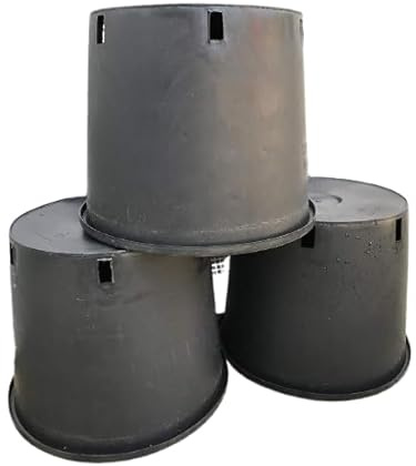 The Flowerpot Men Heavy Duty 10 Litre Plant Pots/Container Pots (10)
