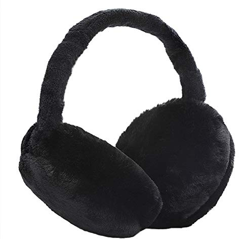 SEDEX Ear Muffs Women Girls Skiing Accessories Fluffy Foldable Adults Earmuffs Thermal Ear Warmer Protection from Wind Ladies Gift for Winter