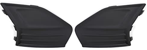 BXZ Front Bumper Fog Light Lamp Cover LH RH Driver Passenger Pair Fit For Ford Fusion 2019 2020