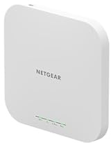 NETGEAR Cloud Managed Wireless Access Point (WAX610) - WiFi 6 Dual-Band AX1800 Speed | Up to 200 Client Devices | 802.11ax | Insight Remote Management | PoE+ Powered or AC Adapter (not Included)