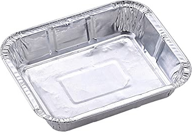 SANTOS 13xFettauffangschale für Broil King Gasgrills - 14,5x12x2,7cm - Aluminium-Grillschale, Aluschale, Auflaufform, Tropfschale - Backen, Grillen, Braten, Kochen