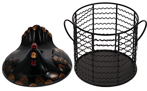 Cabilock Boîte à Œufs Céramique Contenant Alimentaire Pour Fruits Et Légumes Panier De Rangement De Cuisine