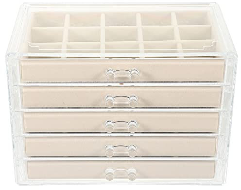 PS and Lint Multi- Layer Storage Box Jewelry Storage Box Ring Organizer Necklace Case