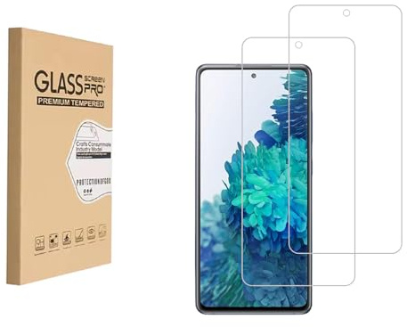 Entwickelt für Samsung Galaxy S20 FE 5G/4G Tempered Glass Displayschutzfolie Blickschutzfolie Screen Protector 9H Anti-Scratch HD Clear Bubble Free (2 Stück)