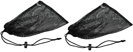 Parliky 2stücke Große Mesh- Aufbewahrungstaschen Mit Kordelzug Atmungsaktive Sporttaschen Für Tennis Golf Fußball Und Basketball Leicht Und Tragbar Für Sport Und Freizeit