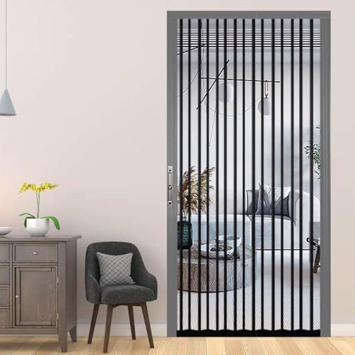 Porta A Soffietto Porte A Libro Porta Divisoria Pieghevole In Cristallo, Piccola Porta Scorrevole A Soffietto - Porte Da Fienile Pieghevoli Pieghettate Per Camper Per Armadio, 76 81 86 91 122 183 203