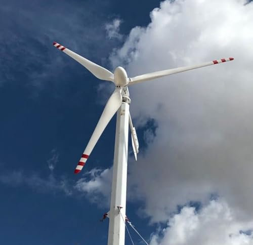 Turbina eólica Horizontal de 5000W, Molino de Viento de Uso doméstico de energía Libre de turbina 48V 220V 380V aerogeneradora 3 Aspas generador de Viento molinos eolicos energia eolica kit completo