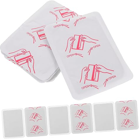 IWOWHERO 20piezas Compresas Térmicas Desechables Calentadores De Manos y Cuerpo Unidades Calentamiento Rápido Abdominal Diseño Compacto