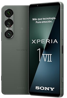 Sony Xperia 1 VII 6.5 19.5:9 FHD+ HDR OLED, 120Hz, Triple Lens, 3.5mm Audio Jack, Android 14, SIM Free, 12GB RAM, 256GB Storage, IP65/68 Protection, Dual SIM Hybrid, Moss Green
