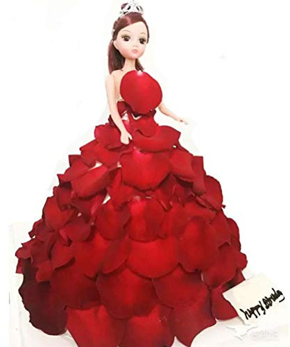 Qcwwy Moule à Gâteau Professionnel en Forme de Robe de Princesse, en Aluminium de qualité Alimentaire, Conception Incurvée économe en Chaleur pour la Cuisson à Domicile (SILVER)