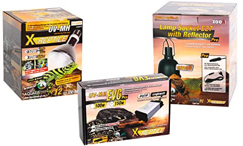 X-Reptile 50 Watt Set (Strahler + Vorschaltgerät + Lampenfassung)