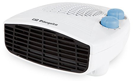 Orbegozo FH 5127, Calefactor bajo consumo, 2000 W, control ajustable de la temperatura mediante termostato, protección contra sobrecalentamiento, luz indicadora encendido, color blanco