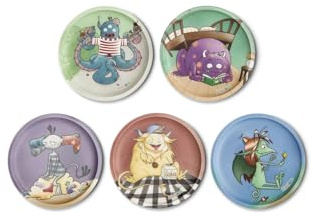 ergobag Klettie - Set, 5-Teilig, Klett
