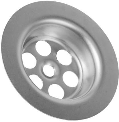 Replacement Valve Upper Part for Sink Drain Set, Ø 62.5 mm Diameter, for 1 1/4 inch Drain Sets, SS201 Stainless Steel, Silver, Valve Upper Part, Replacement Part for Kitchen Sink Plug Valve