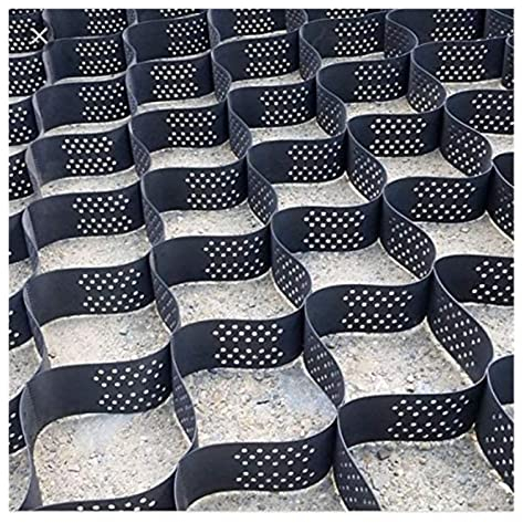 Stabilisateur Gravier Geo Grid Ground Grid, Geo Cell Grid de 2 pouces d'épaisseur, grille de gravier HDPE Matériau, grille de stabilisation du sol 1885 KG Par m², grille de gravier à la travouge for l