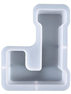 LICHENGTAI Silikonform Buchstaben Groß Epoxidharz Formen Buchstaben 3D Harz Gießen Formen Set Capital Alphabet Epoxidform für Geburtstagsfeier Dekoration Handwerk DIY Dekoration