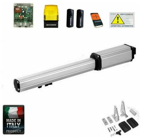 KIT BH 1 ANTA CORSA 500 AUTOMAZIONE CANCELLO BATTENTE AUTOMATISMO ELETTRICO 230V