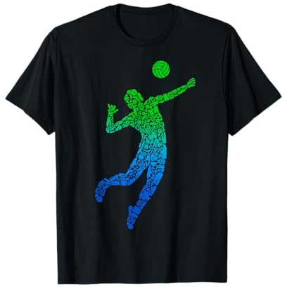 Beach Volleyball Spieler Kinder Herren Volleyballer Jungen T-Shirt