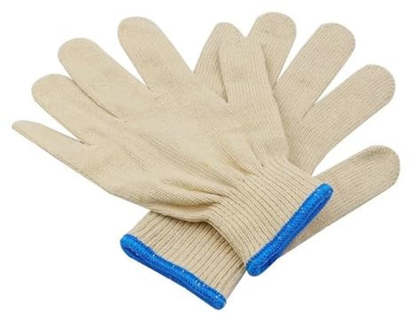 BgnEhRfL Handschuhe, Arbeitshandschuhe, 10 Paar Arbeitsschutzhandschuhe aus Baumwollgarn, tragbarer Gartenschutz, Haushaltsreinigung