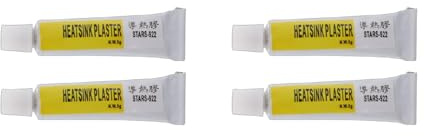 AYPOHU 2 Stück Kühlkörper Pflaster Thermo Silikon Kleber Kühlpaste Stark Klebend Für Laptop Kühler CPU Lüfter Kühlkörper Kühlerhalter Basishalterung Gehäuse Rack Sauger Wärmeleitpaste CPU