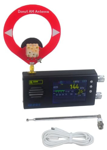 Junterone TEF6686 Radio Receiver All Band FM/MW/Shortwave HF/LW Radio Portable Handheld Radio with Donut Antenna A