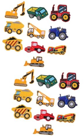 STOBOK 2 Sätze Auto-stoffaufkleber Nähen Sie Strass-patches Applikationen Zum Nähen Von Kleidern Muttertagsgeschenk Zum Basteln The Craft Patches Reparieren Flicken Aufnähen 10 Stück * 2