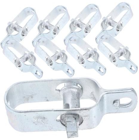 Gatuida 10pezzi Fermacavo in Metallo Zincato Tenditore Per Cavi Per Utensile Per Morsetti Per Cavi Clip Metalliche Per Tralicci Morsetto Per