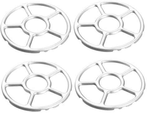 Alipis 4pièces Support De Cuisinière à Gaz Rond Anneau De Support Pour Wok De Cuisinière Antidérapante Accessoire Pour Brûleur à Gaz Facile à Installer