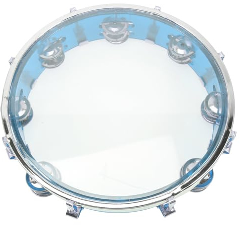 HONITANO Kind Tamburin Handglocke Kinder Percussion Spielzeug Aus Kunststoff Und Metall Ergonomisch Klarer Klang Für Musikunterricht Party Outdoor