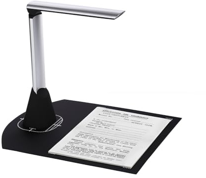 BK34 Dokumentenkamera-Scanner, 5 MP HD-Kamera, A4-Erfassungsgröße, LED-Buchscanner for Klassenlehrer, unterstützt 7 Sprachen,Ultimative Flexibilität