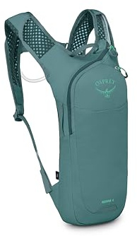 Osprey Berm 4L Bike Hydration Pack, Blue OS | bike backpack, cycling gear, mountain biking, commuter ride, Hydraulics reservoir, water bladder, water reservoir, Blue color