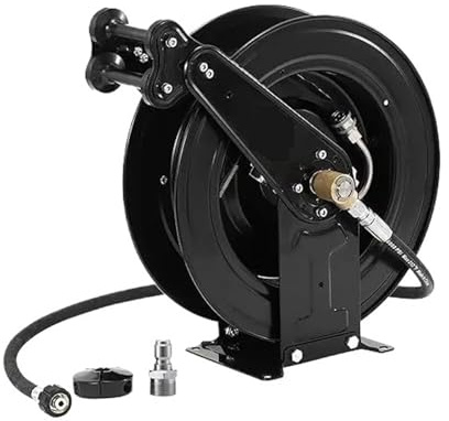 Avvolgitubo Automatico Retrattile For Idropulitrice, 3/8 X 50 Comodità A Portata Di Mano